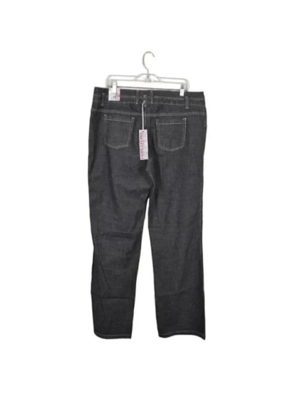 Vintage 90's Point Zero Nicole Benisti Wide Leg Jeans Gray NWT Size  15/16 - Picture 4 of 13